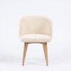 40b055d1c917338352b7cf9374b9bbc4.jpg Premium Upholstered Armchair - Solid Wood Tapered Legs & Cushioned Seat (Scandinavian Design)