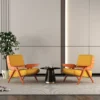 Eucalyptus Curved Wood Leisure Chair for Dining Living Room Bedroom Kitchen Outdoor Use High Pressure Laminated Sheet