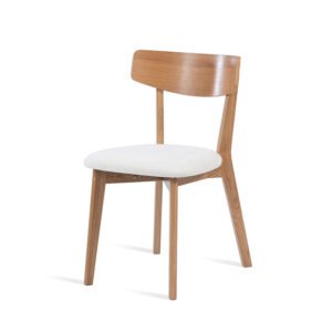 55d657da870a6a4995f177a5d051fca7.jpg Premium Solid Oak Dining Chair-Minimalist Design with Smooth Wooden Seat, Natural Finish(Ergonomic Curved Back)