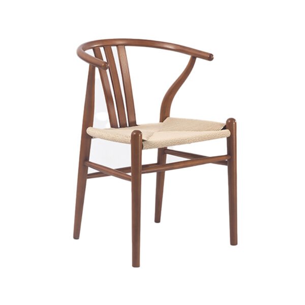 Scandinavian Style Lounge Chair - Lightweight Frame with Breathable Textured Seat