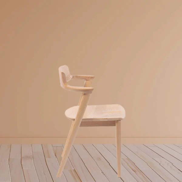 Modern Wooden Dining Armchair Sturdy Frame & Comfortable Seating for Home and Commercial Spaces Home Furniture