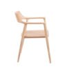 Modern Wooden Armchair for Home and Commercial Spaces Sturdy Frame & Comfortable Seating for Dining Areas