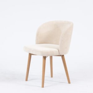 71b1faf3968e57da2fffa3f72c852d2f.jpg Premium Upholstered Armchair - Solid Wood Tapered Legs & Cushioned Seat (Scandinavian Design)