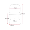 7c8795e9aa7a241baeb71a72ead7b737.png Special-Shaped Wood Plate Furniture Chair for Dining Living Room Bedroom Kitchen Outdoor Use High Pressure Laminated Sheet