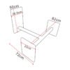 High Quality Vintage Style Wooden Accessories Plywood Frame Lounge Chair for Living Room Furniture