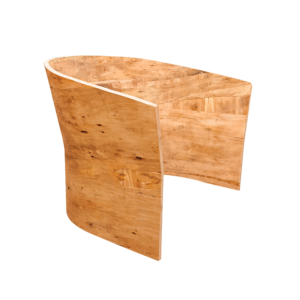 Leisure Chair Eucalyptus Curved Wood for Dining Living Room Bedroom Kitchen Outdoor Use Hot Pressed Furniture Frames