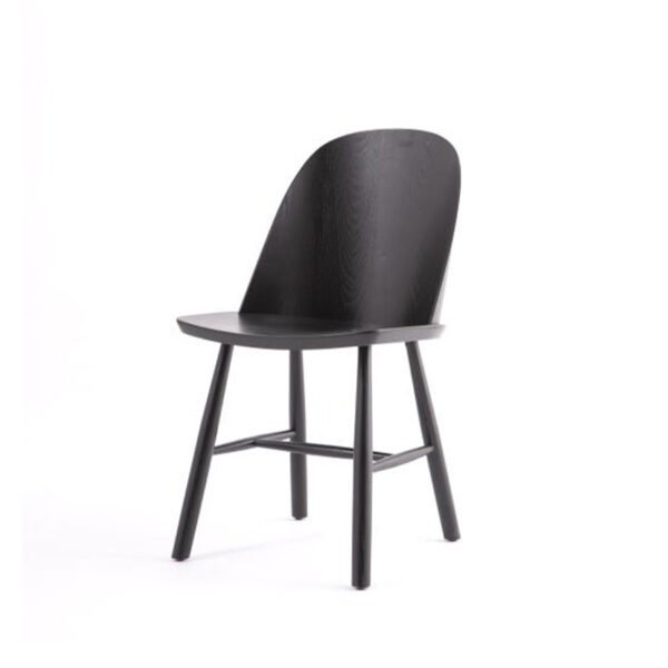 9bf70ab29a742e92b9e0295527ccbbac.jpg Modern Curved Back Dining Chair -Ergonomic Support & Minimalist Design, Versatile Home/Office Seating Solution