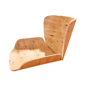 Leisure Chair Eucalyptus Bentwood Hot Pressed Furniture Frames for Dining Living Room Bedroom Kitchen Outdoor Use