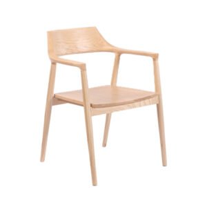 9f7a9ecf740172ebe476c55ae71e817e.jpg Modern Wooden Armchair for Home and Commercial Spaces Sturdy Frame & Comfortable Seating for Dining Areas