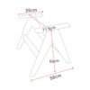 Modern Wood Chair -Lightweight Curved Plywood Frame -Space Saving Furniture Design