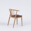 Modern Curved Back Dining Chair -Ergonomic Support & Minimalist Design, Versatile Home/Office Seating Solution