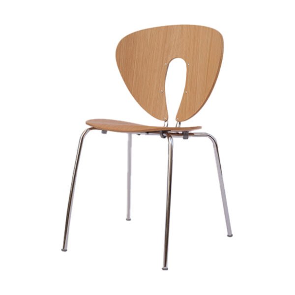 b6b3aa147053ea40f664cf7fea1637cf.jpg Modern Butterfly Back Chair -Ergonomic Curved Design with Hollow Backrest, Minimalist Indoor Seating Solution