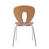 bbd960fd8b5e9973565cb403df4f1787.jpg Modern Butterfly Back Chair -Ergonomic Curved Design with Hollow Backrest, Minimalist Indoor Seating Solution
