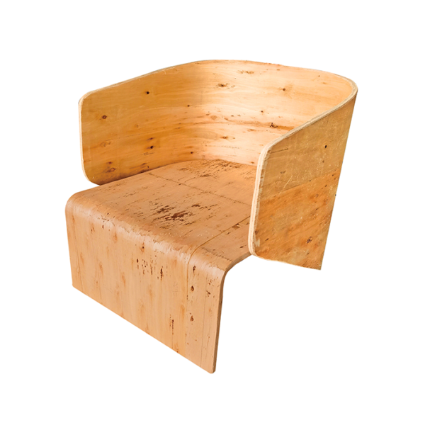 Eucalyptus Curved Wood High Pressure Laminated Sheet Living Room Chair Frame