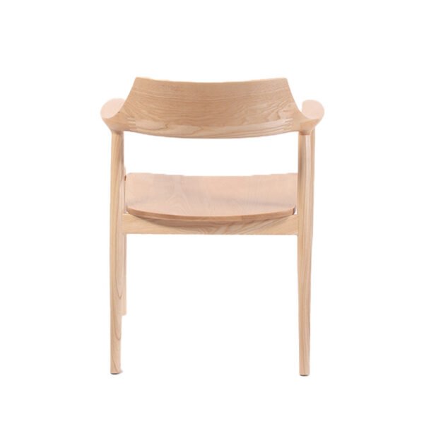 Modern Wooden Armchair for Home and Commercial Spaces Sturdy Frame & Comfortable Seating for Dining Areas