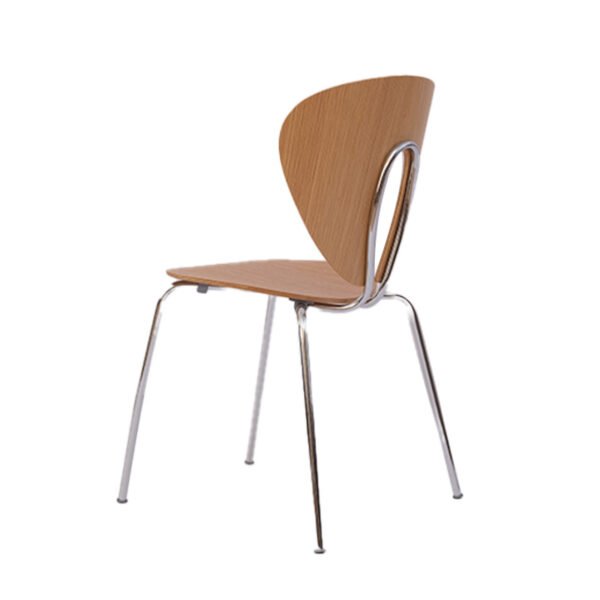 da179dc6d88207ac8525204641edde8a.jpg Modern Butterfly Back Chair -Ergonomic Curved Design with Hollow Backrest, Minimalist Indoor Seating Solution