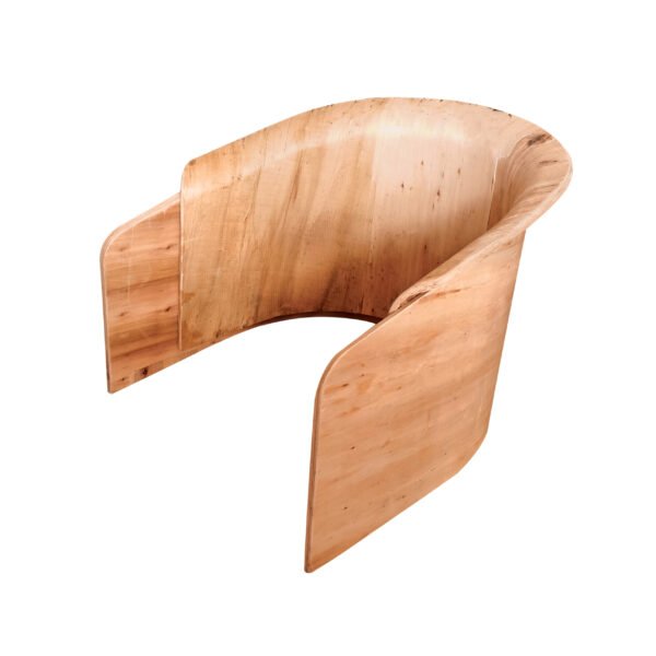 Eucalyptus Curved Wood Lounge Chair for Dining Living Room Bedroom Kitchen Outdoor Use High Pressure Laminated Sheet