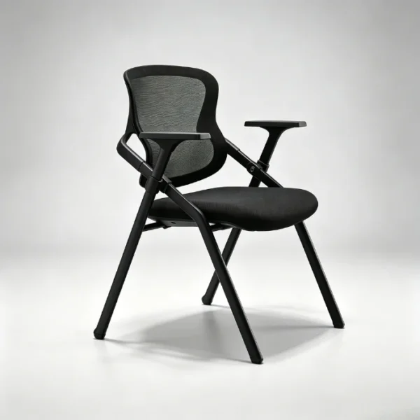 Training chair stackable shell in laminated plywood