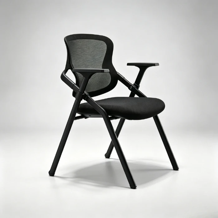 Training chair stackable shell in laminated plywood